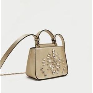 Gold Zara Bag